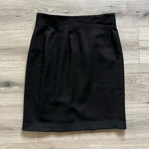 Lida Baday Wool Pencil Skirt | Made in Canada | 31” Waist